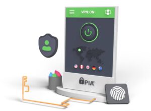 Private Internet Access VPN Dashboard on Mobile